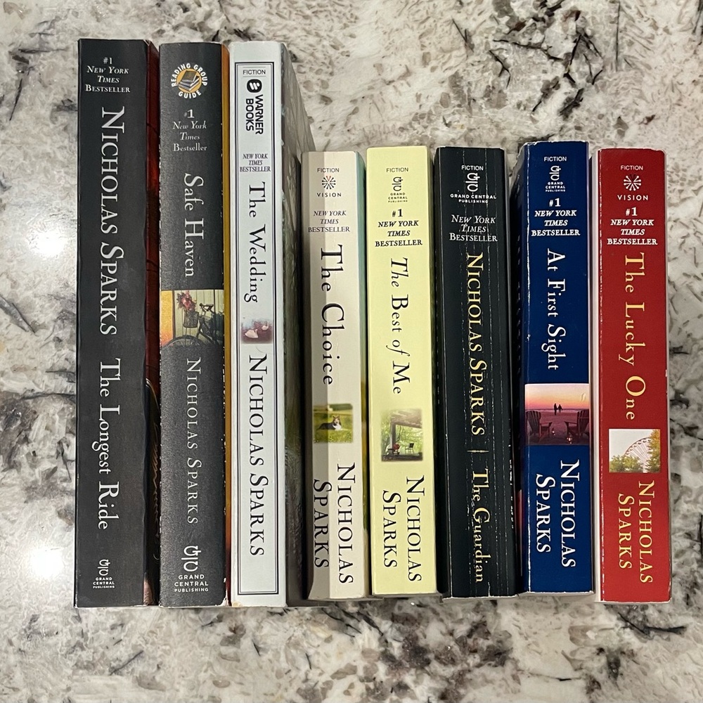 Nicholas Sparks Books (8 total)
